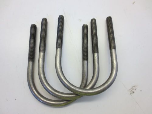 3 - stainless steel 304ss u-bolt  3-1/2&#034;  for 3&#034; pipe for sale