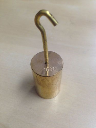 100 Gram Brass Weight Hanger with Hook