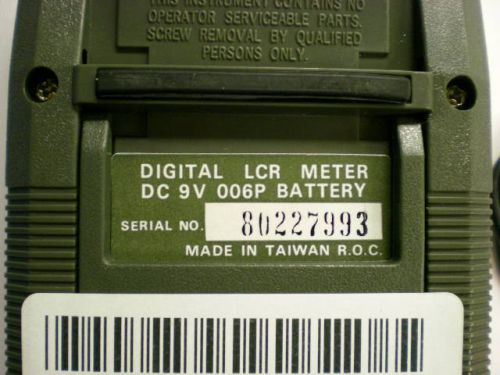 2 UNITS Scope LCR 680 Digital Capacitance, Inductance &amp; Resistance Meter