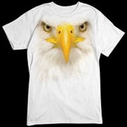 Eagle Face HEAT PRESS TRANSFER for T Shirt Sweatshirt Quilt Fabric 201o Oversize