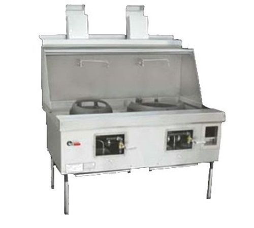 Town ef-2-ss ecodeck wok range gas (2) chamber for sale
