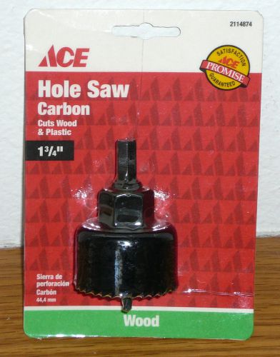 Ace wood &amp; plastic carbon hole saw  1 1/4&#034; 2114874 for sale
