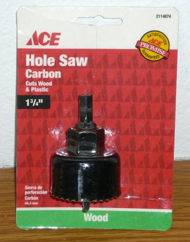 ACE Wood &amp; Plastic Carbon Hole Saw  1 1/4&#034; 2114874