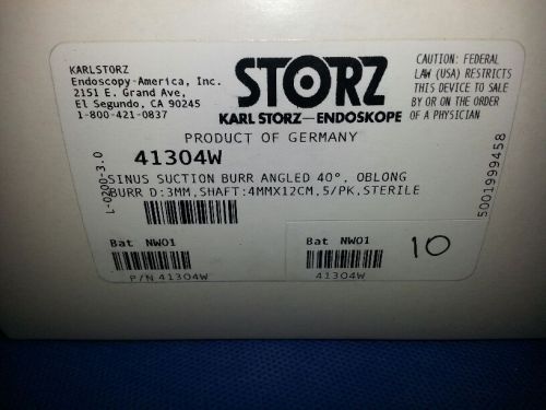 KARL-STORZ 41304W Curved 40 , Cylindric ,Drill Diameter 3MM 5 packages Sterile