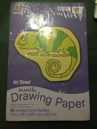 Pacon Art Street Manila Drawing Paper, 12&#034; x 18&#034;, 50 sheets