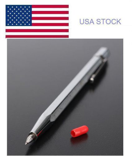Alloy Pointed Pocket Clip Scriber Engraving Pen Marker For Metal Glass Ceramics.