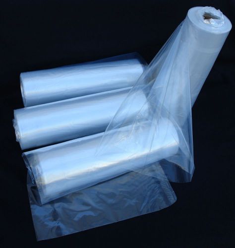 4 rolls 11x19&#034; ldpe clear produce grocery supermarket fruits food vegetable bag for sale
