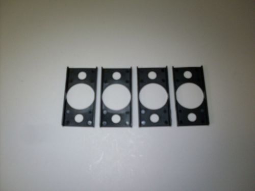 Lot of 4 latch faceplate spacers for 1 1/8&#034; door preps using 1&#034; wide latches for sale