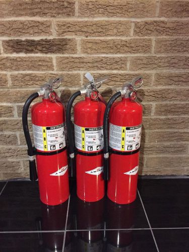 FIRE EXTINGUISHER NEW IN BOX AMEREX 10LBS 10# ABC NEW CERT TAG LOT OF 3