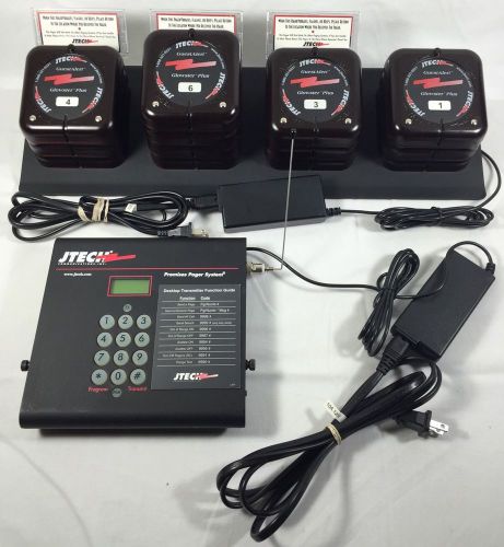 JTECH Premises Restaurant Pager System GuestAlert Glowster Plus 9 Pagers