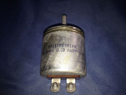 Vintage Ohmite RP112FE351KK - 350 ohms, .19 amps - VGC