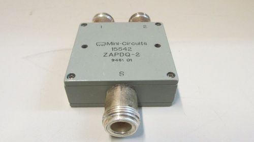 Mini Circuit POWER SPLITTER ZAPDQ-2  N TPYE CONNECTOR