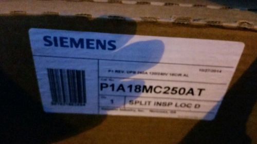 Siemens 100 Amp 18  Circuit Panelboard interior  p1a18mc250at 120/240 3w  new