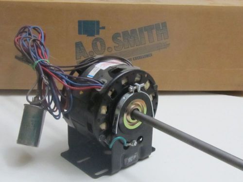 A.o smith 1/8 1/10 1/12 hp dual shaft fan and blower motor 1075 rpm 277v 7db6503 for sale