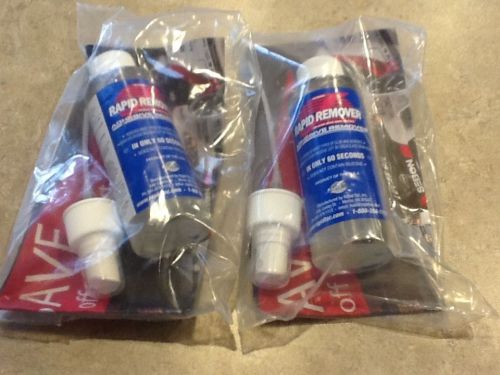 LOT OF 2- 4 OZ RAPID REMOVER for Vehicle Wrap &amp; Vinyl Graphics Adhesive