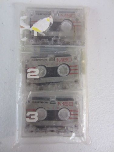 NIP 3 Mini Recorder Dictation Tapes Cetron M60