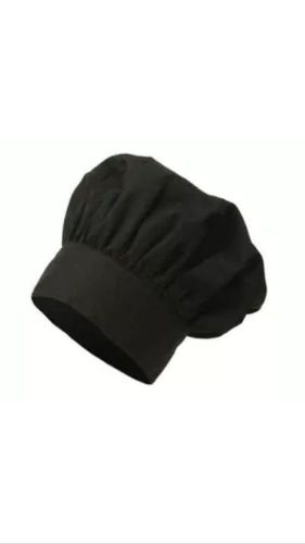 12 NEW BLACK CHEF HATS COMMERCIAL Adjustable WHOLESALE