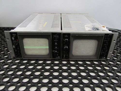 Videotek VSM-5A &amp; TSM-5A Waveform Vectorscope Monitor Combo