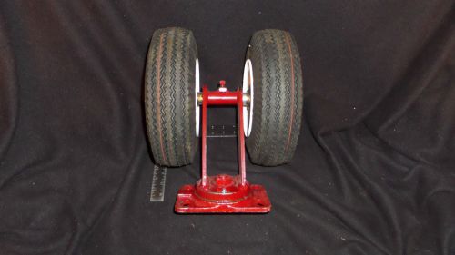 Hamilton 10&#034; dual wheel swivel plate caster, pneumatic tires s-7210-pr ((3432)) for sale