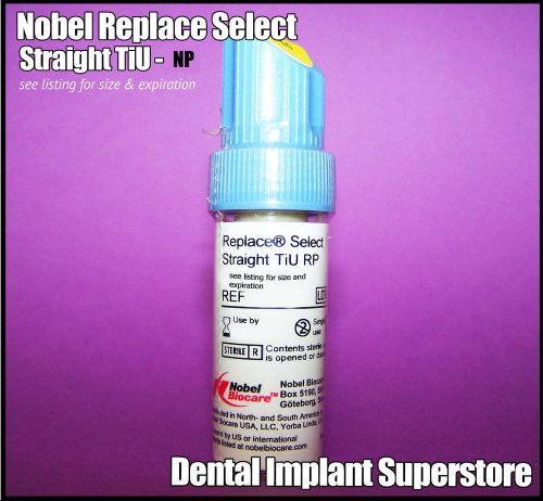 Nobel Biocare Replace - Select Straight TiU RP 4.3 x 13mm - Exp. 2020 - 09