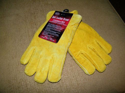 Boss Split Leather Driver Work Gloves Size L Style 4176L NWT