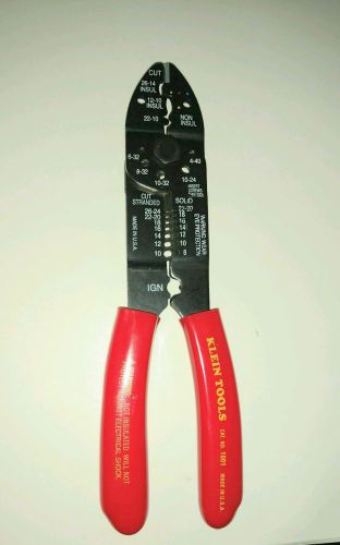Klein electrical crimper/stripper tool #1001 for sale