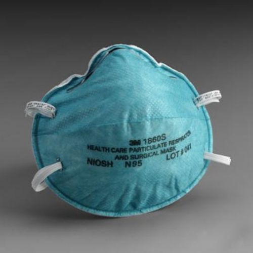 3M 1860S Particulate Respirator and Surgical Mask, Small Pack of 20