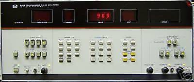Hewlett Packard HP 8161A programmable pulse generator,