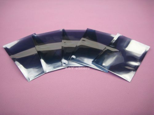 100 Silver Gray ANTI Static Shielding Bags 2.8&#034; x 4.7&#034;_70 x 120mm