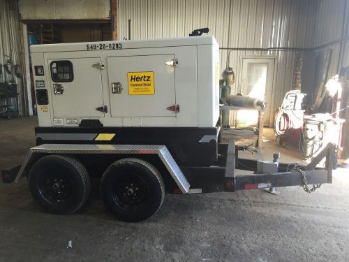 –26 kva hipower generator, selectable, sound attenuated, base fuel tank, reco... for sale