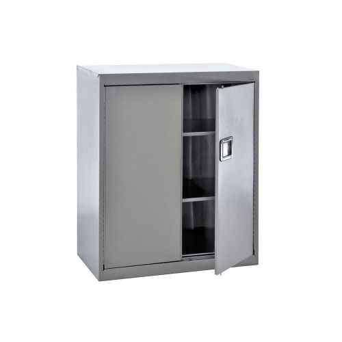 Stainless Steel Paddle Lock Storage Cabinet - 36&#034;W x 18&#034;D x 42&#034;H AB524874