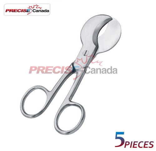 SET OF 5 UMBILICAL CORD SCISSORS 4&#034; STAINLESS STEEL SURGICAL INSTRUMENTS