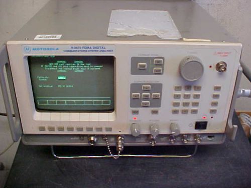 motorola uhf vhf 800 lowband basic radio service monitor r2670a analog trunk a45