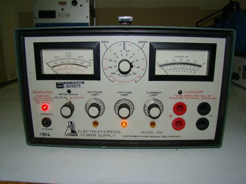 030 ISCO Electrophoresis Power Supply Model #494