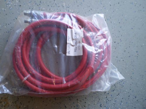 RELIABLE 10&#039; RED LOW PRESSURE Hydraulic HOSE SET NEW WORK TRUCK CONSTRUCTION