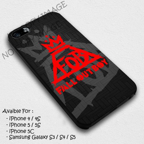 398 Fall Out Boy American Design Case Iphone 4/4S, 5/5S, 6/6 plus, 6/6S plus, S4