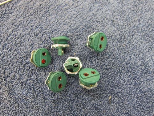 Type R/S Female Panel Mount  Thermocouple Plugs  Lot of 6  inv D1183