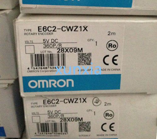 1PC OMRON  rotary encoder E6C2-CWZ1X  360P/R 5V DC 2m  NEW In Box