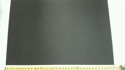 BLACK ABS MACHINABLE PLASTIC SHEET .090&#034; X 23 7/8&#034; X 36&#034; HAIRCELL FINISH