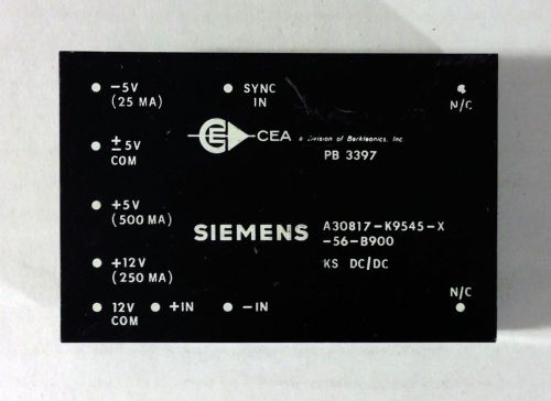 CEA Siemens KS DC / DC Converter 5V 12V Module PB3397 A30817-K9545-X-56-B900