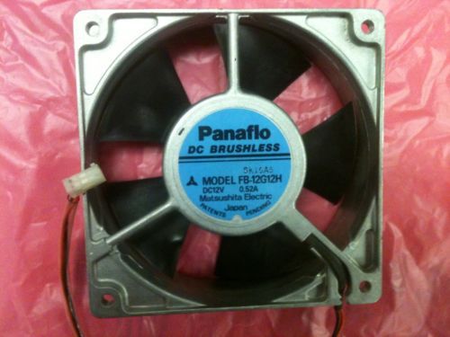 PANAFLO Brushless DC Fan  FB-12G12H   12V 0.52A  Square 4 11/16