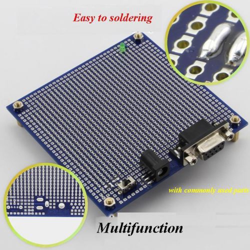 easy to solder 9.4x9.4cm double side circuit matrix board pcb LED switch socket