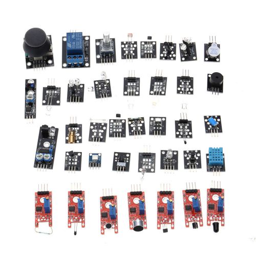 Professional compatible 37 in 1 sensor modules kit for arduino ultimate mcu user for sale
