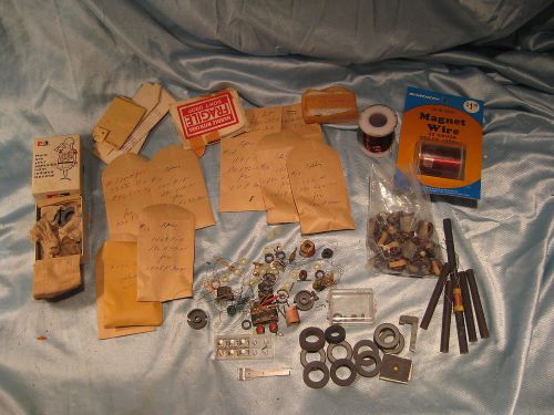HUGE NOS Lot of Magnets Cores Inductors Wire