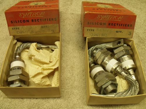 4x) NOS Syntron Rectifiers - High Current - S5310(3QTY) &amp; R5310(1QTY) Orig Boxes
