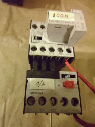 Siemens 3TF2010-OAK6 Contactor with 3UA7020 Overload circuit