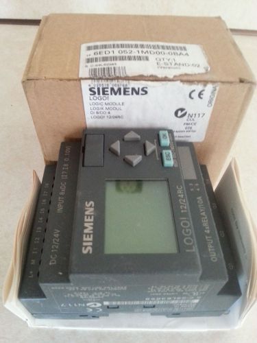 Siemens LOGO! 6ED1 052-1MD00-0BA4 12/24 RC Logic Module FREE SHIPPING