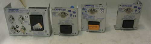 Lot of 4 Power-One Power Supplies- (1) HN5-9/OVP-A  (2)IHB48-0.5  (1)HB48-0.5-A