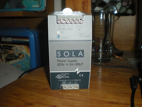 sola power supply sdn4-24-100lp