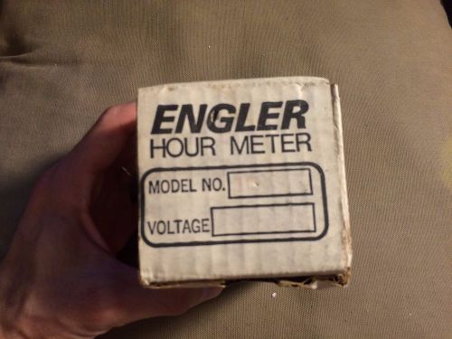 Engler Hour Meter Model AC-200-10N-L7 NOS NIB Counter Gauge Guaranteed!